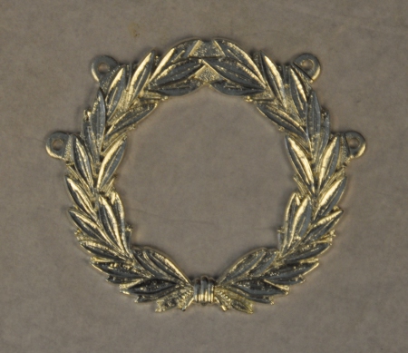 Craft Chain Metalwork - Wreath (Large) - silverplated - Click Image to Close